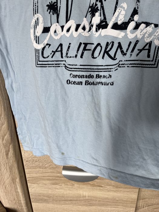 Niebieski t-shirt męski Pepco r.L