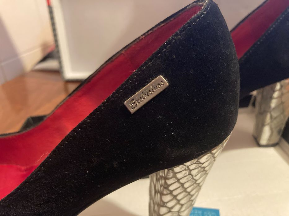 SAPATOS SALTO ALTO preto tamanho 38