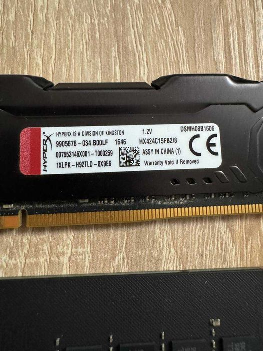 DDR4 24GB (3×8GB) комплект | 2133–2666 MHz | Працює разом без проблем