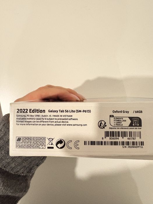 Tablet SAMSUNG Galaxy Tab S6 Lite (64 GB - Oxford Gray)