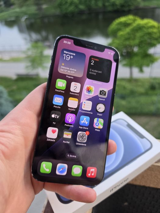 IPhone 12 Black 128 GB 84% kondycja baterii