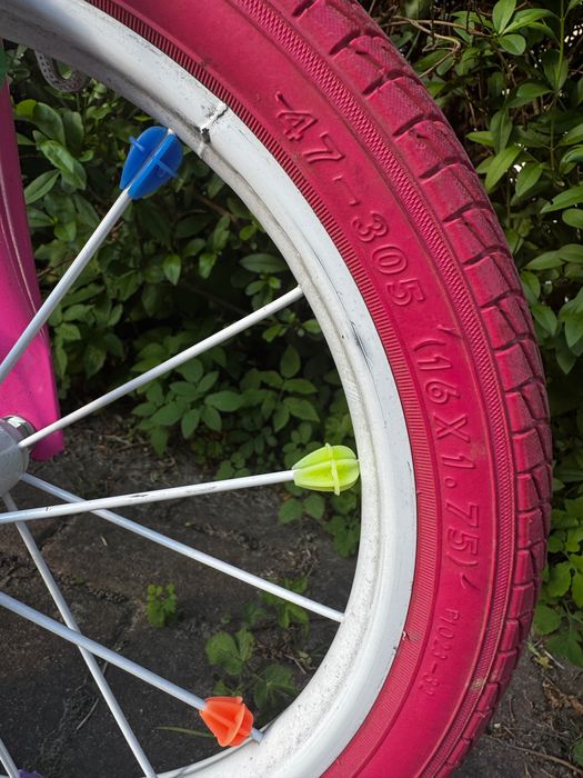 Rowerek dla dziewczynki marki Dino Bikes model Unicorn 16