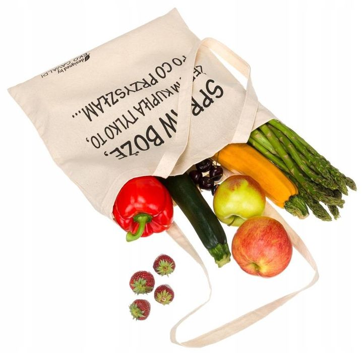 bawełniana torba typu shopper bag