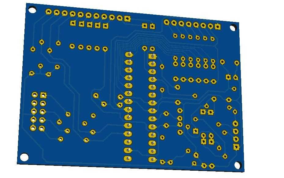 Плата контролера для РУД (6 осей, 28 кнопок)