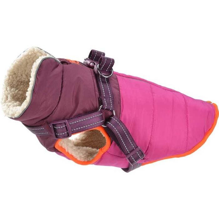 AniOne płaszczyk zimowy dla psa z szelkami Polly - rozmiar 24 cm