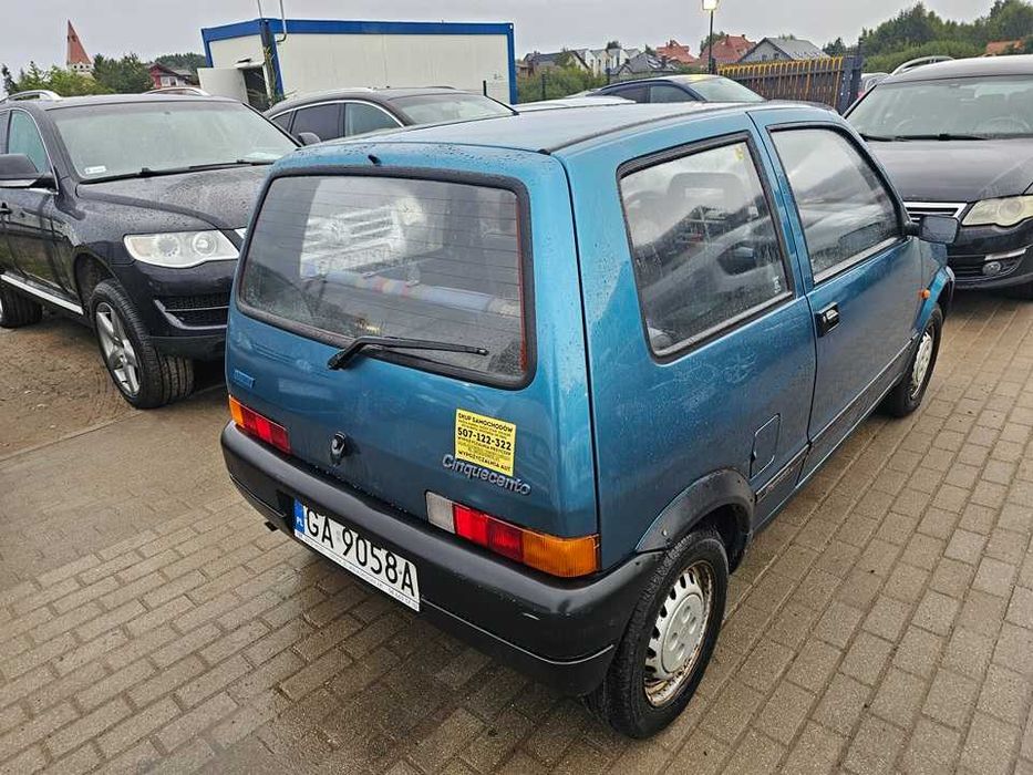 Fiat Cinquecento 1997r/0.9benz/39KM/niski przebieg/okazja/1własciciel