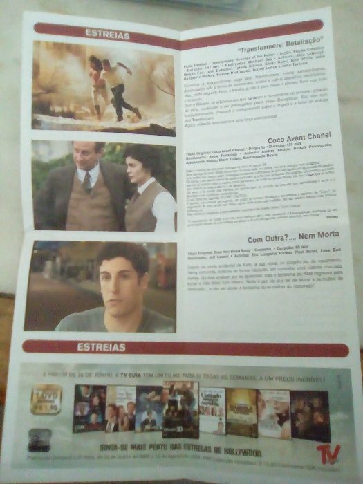 Programação de cinema (Antiga)