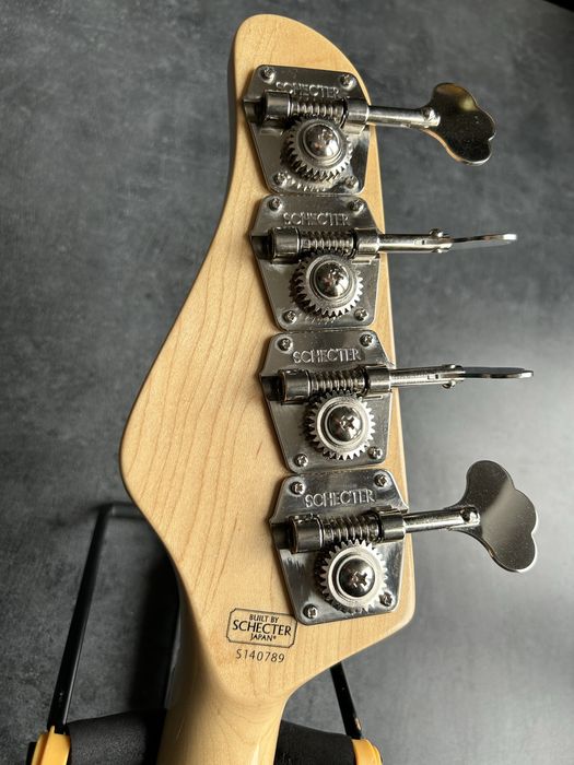 Schecter Japan Jazz Bass MiJ heban i jesion limitowana wersja japońska gitara basowa