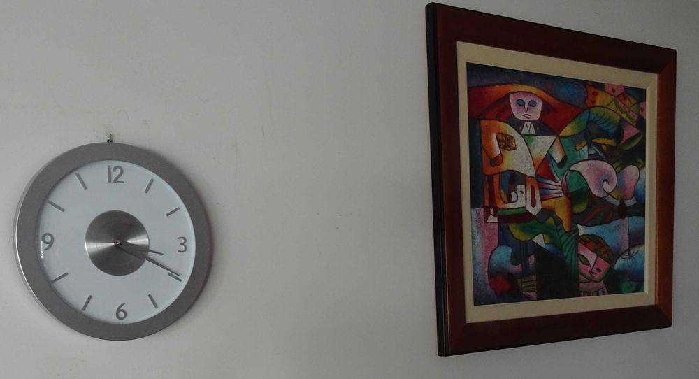 Relógio de Parede (30 cm Diâmetro) para Sala / Cozinha