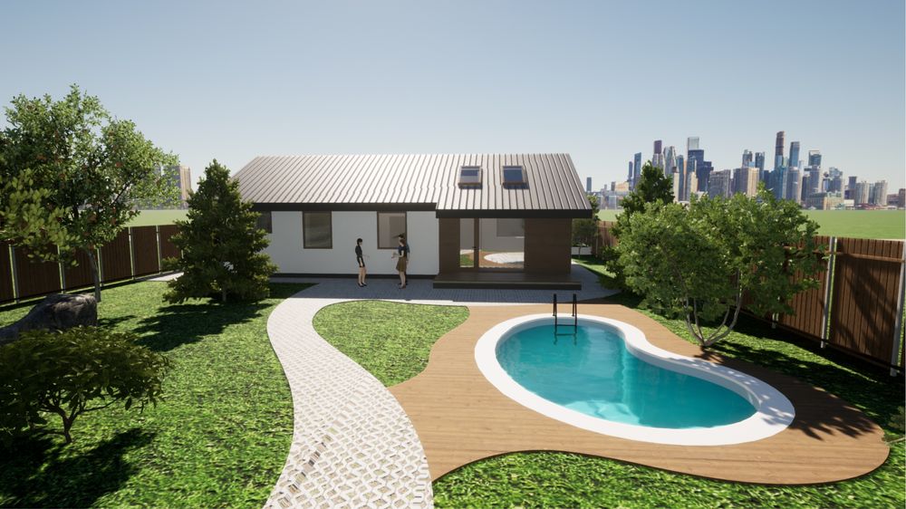 Дом 100 м2 новострой, топ локация.