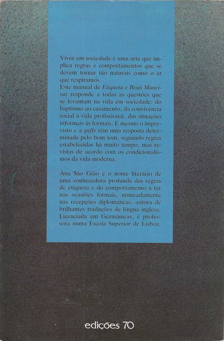 Etiqueta e Boas Maneiras