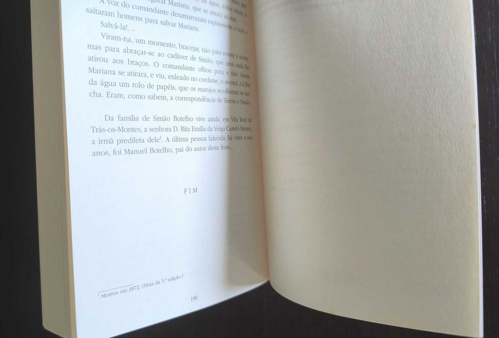 Livro: Amor de Perdição - Novo