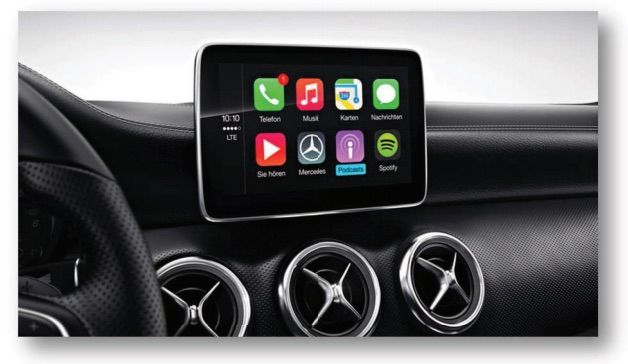 Ativação Apple CarPlay e Android Auto em Mercedes-Benz