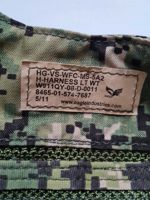 Kamizelka chest rig H-harnes low profile Eagle AOR2 pasoszelki Nowe