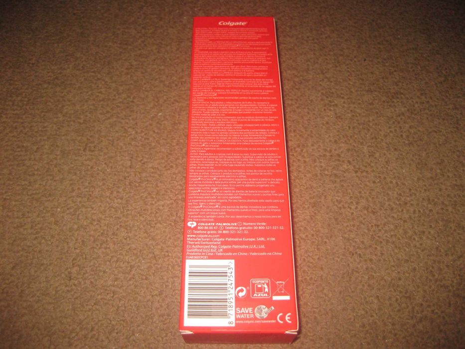 Escova de Dentes Elétrica da "Colgate: Pro Clinical 150" Nova/Embalada