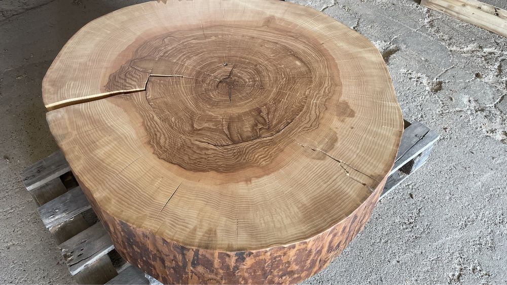 Plaster, monolit blat jesionowy na stól, ławe itp