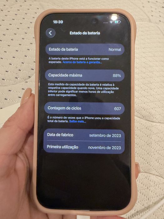 Iphone 15 pro 256 gigas