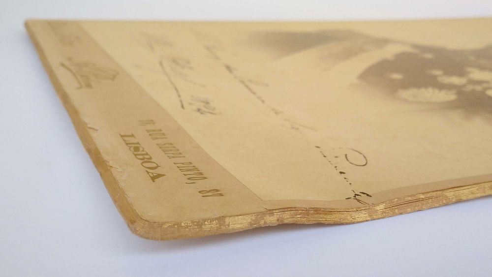 Antiga fotografia do Rei D. Carlos com dedicatória datada e assinada