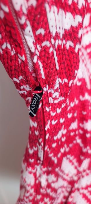 Roxy r. S 36 kurtka narciarska wzór norweski piękna lekka wygodna