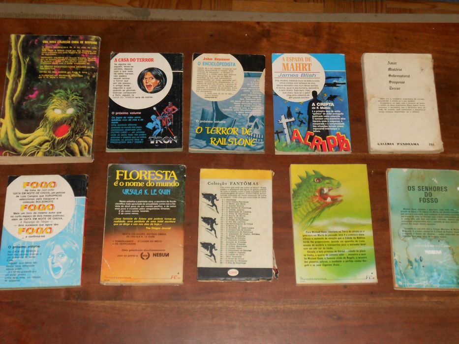 Livros diversos terror ficçao cientifica