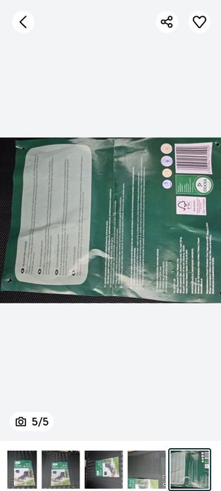 Składane łóżko ogrodowe Gardenic