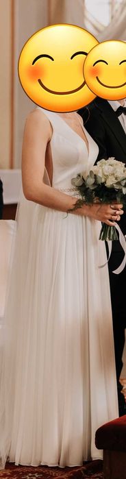 Suknia ślubna prosta