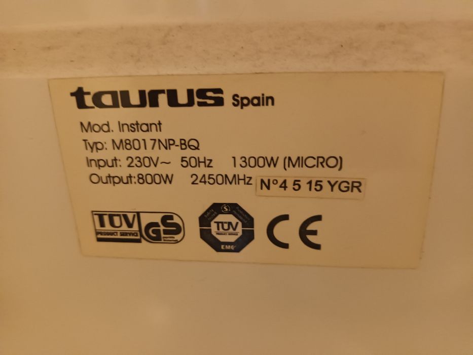 Microondas Taurus