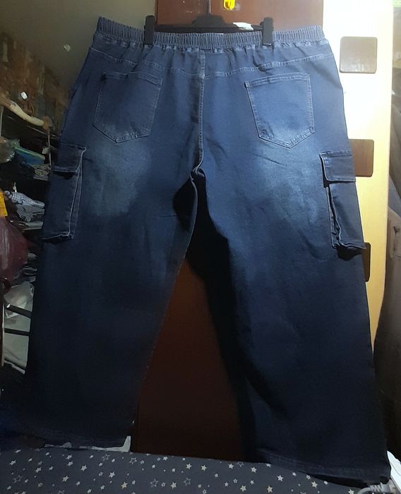 Ого-го какой размерчик новые джинсы Карго с кулиской батал 6XL