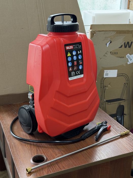Обприскувач акумуляторний ранцевий Valex 16л з візком