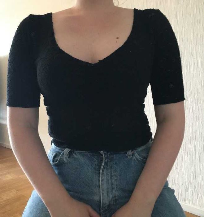 Koronkowy top ZARA