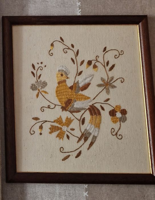 Quadro bordado de Castelo Branco