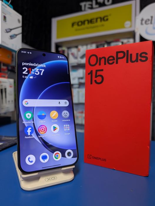 Sklep Tel4u - OnePlus 15 256gb stan 10/10 + gwar EU