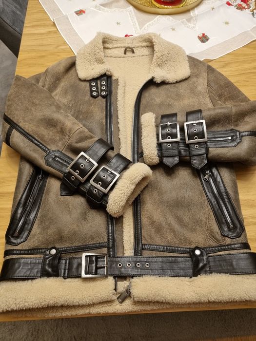 Kożuch męski  skórzany