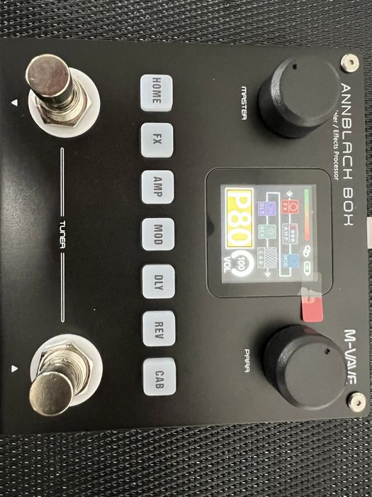 Гитарный процессор эффектов Annblack box m vave  педаль гітарний