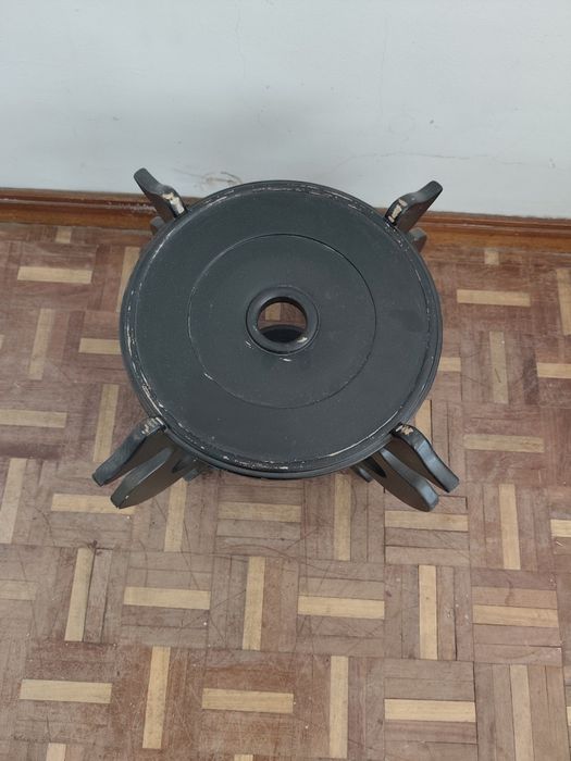 Jarrão decorativo pintado à mão com suporte