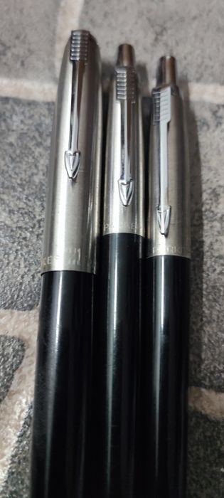 Lote Vintage Parker - Caneta Tinteiro Parker 21 + 2 Esferográficas (Para Peças / Restauro)