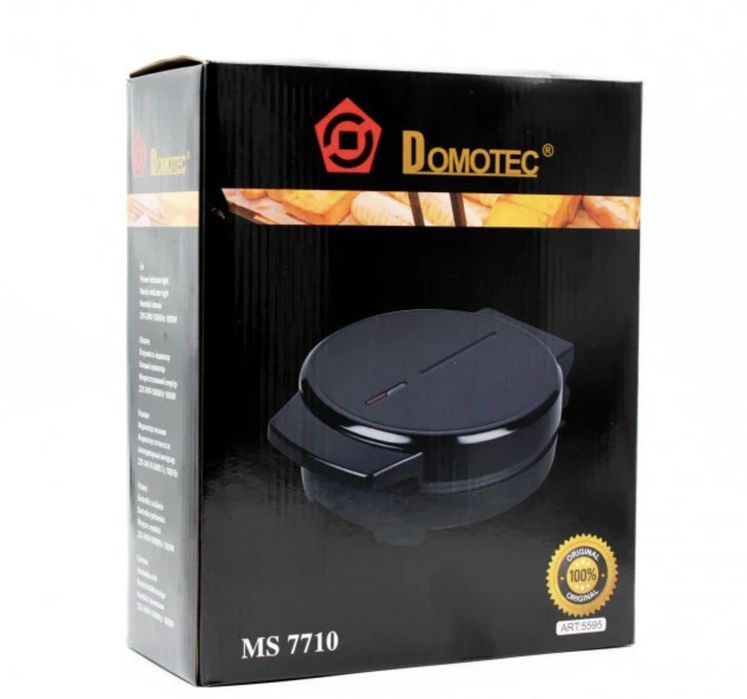 Новая вафельница Domotec Ms 7710 электровафельница 1000 Вт