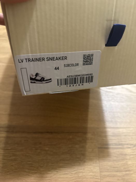 Buty louis vuitton  trainer czarno biale