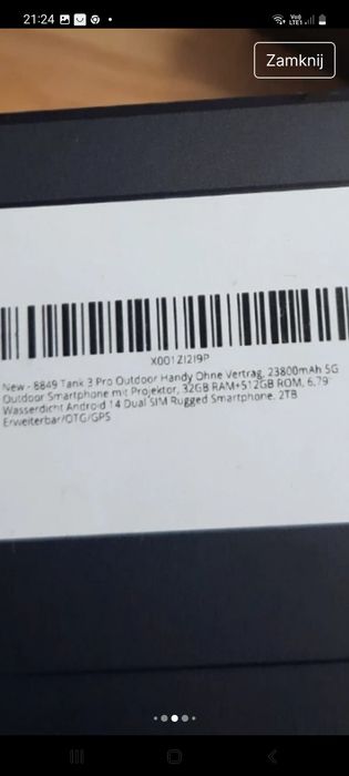 TANK 3PRO najmocniejszy smartphon