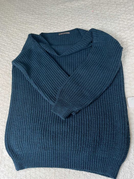 Piękny granatowy sweter 303 Avenue - skład Rewelacja!