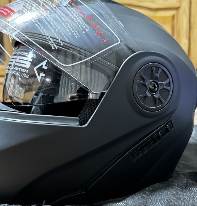 Capacete integral/modular com lente dupla