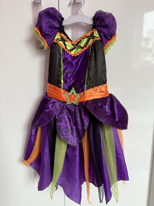 Kostium sukienka czarownicy r.110