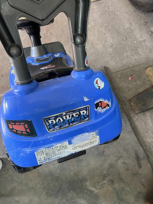 Машинка толокар дитяча синя