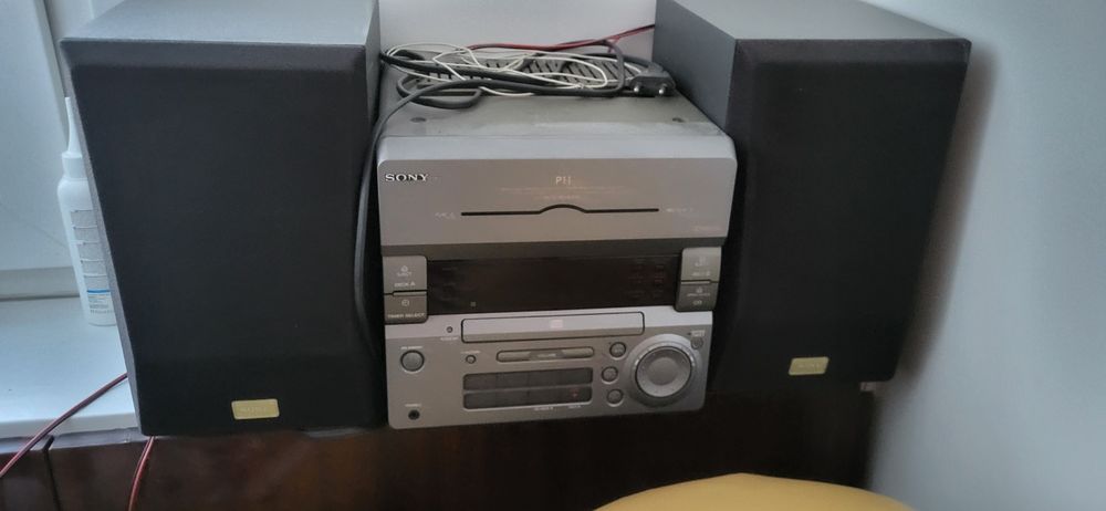 Wieża Sony CHC-P11 - Klasyk Vintage z głośnikami + Instrukcja