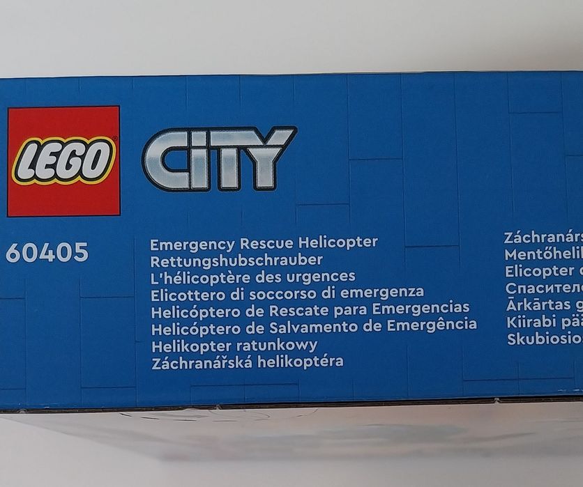 Lego Helicóptero de resgate para emergência