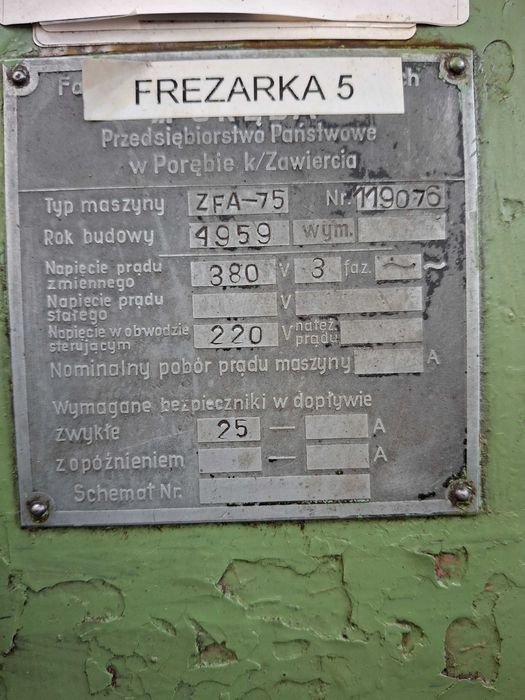 Frezarka ZFA-75