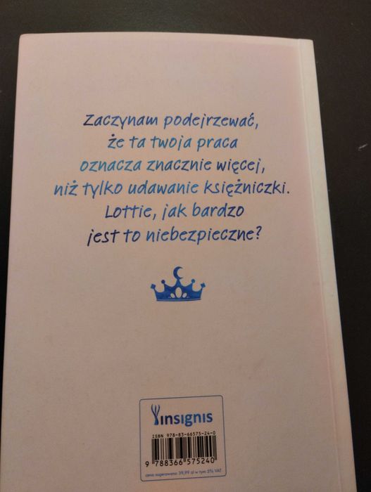Książka księżniczka debiutuje