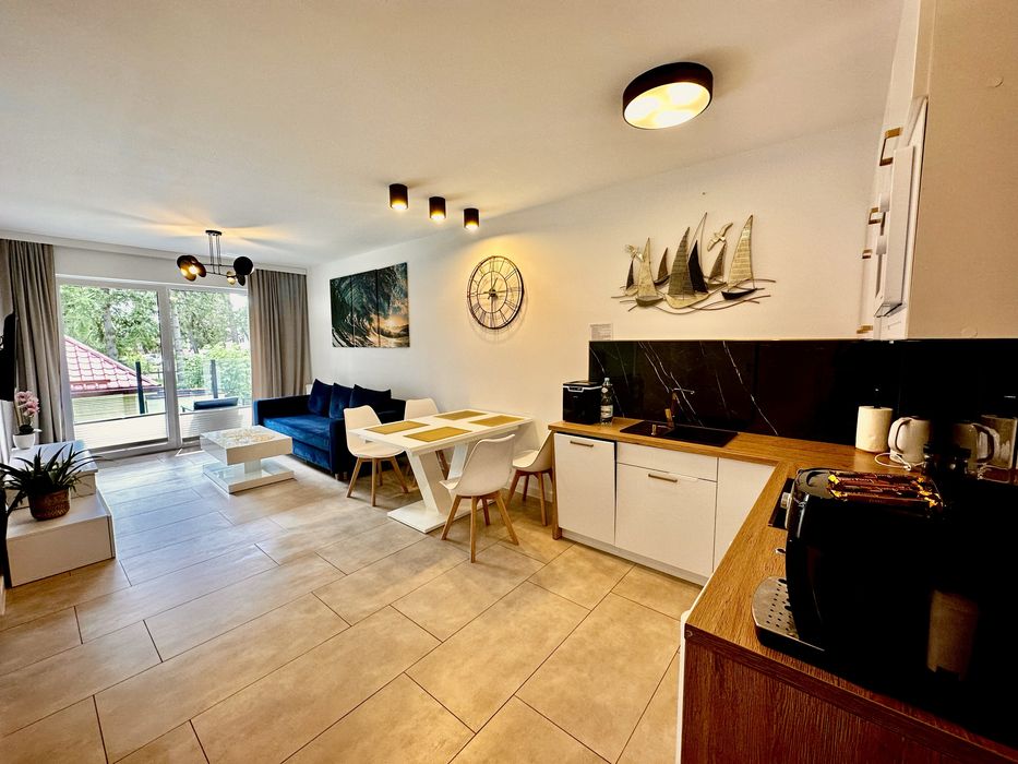 Apartament DORADO, Mielno ul. Sosnowa 4, 250 m od morza.