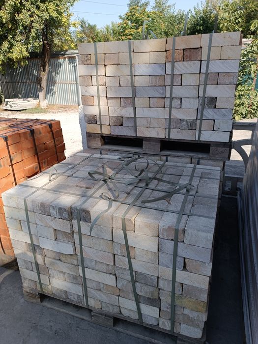 Кирпич рядовой, кирпич красный, шамотный, Мертель