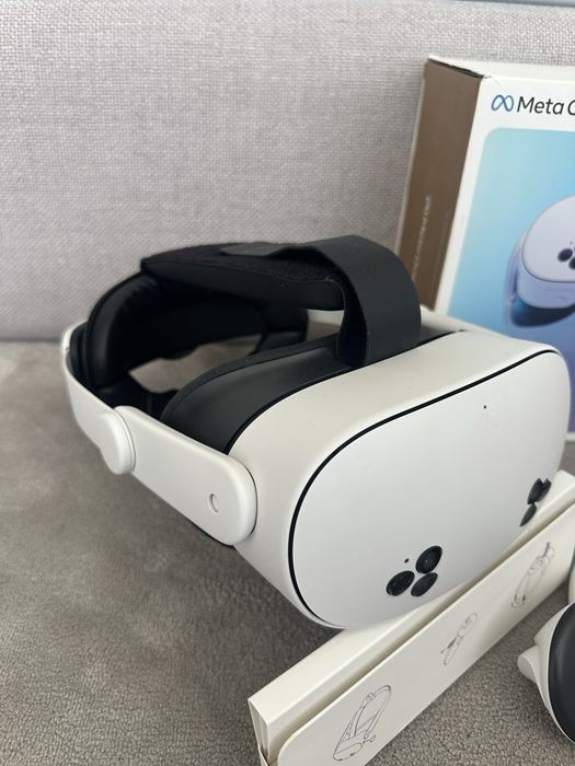 metaquest 3s com caixa e com alça kiwi aconpanha dois comandos perfeitos